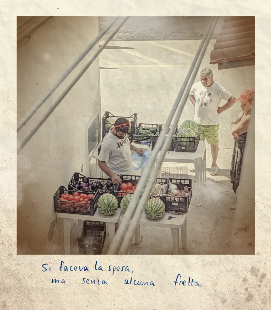 They went shopping, but with no rush