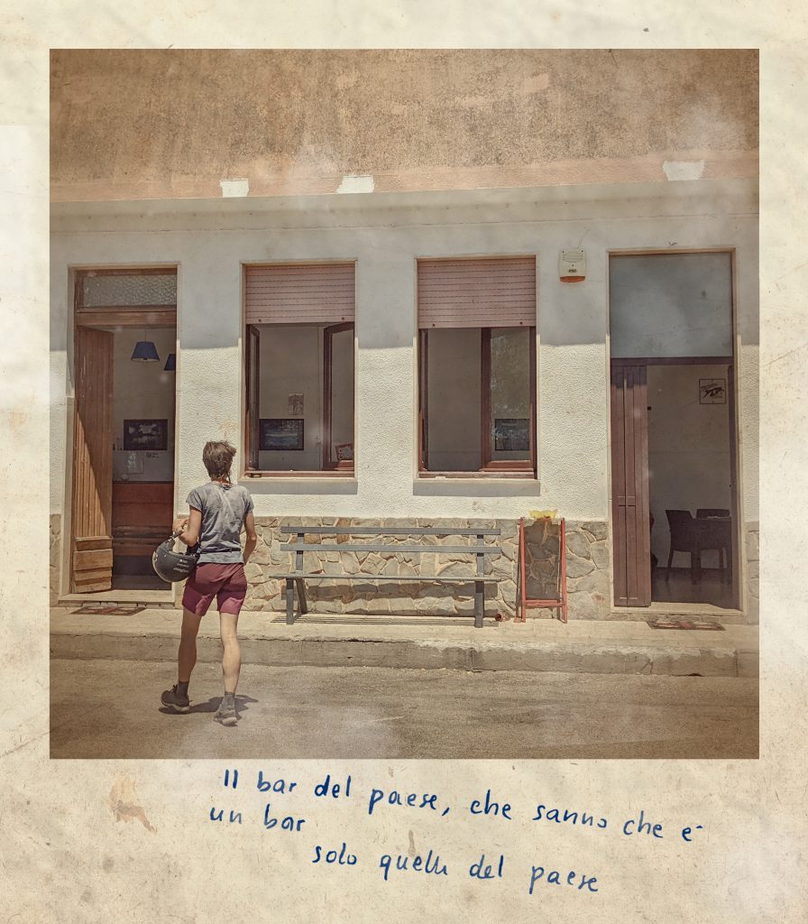 The bar of the town, where only people from the town know that it is a bar